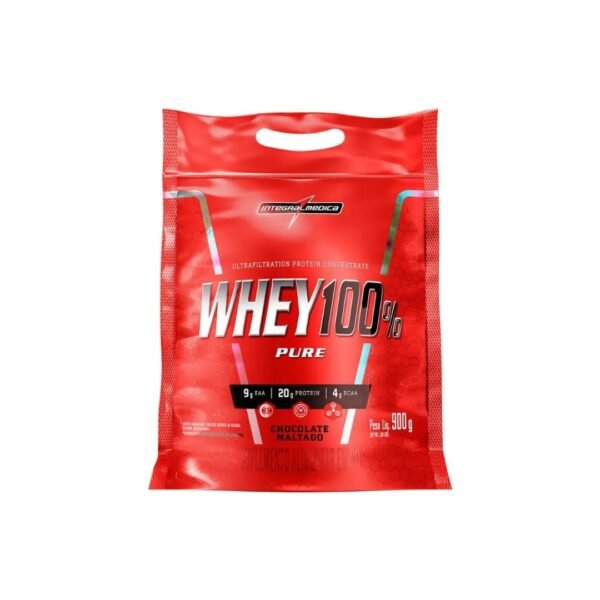 Whey 100% Pure Refil 900g - Integral Médica
