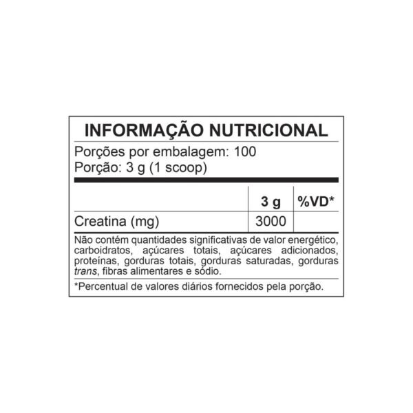 Creatina Monohidratada BodyAction 300g - Image 2