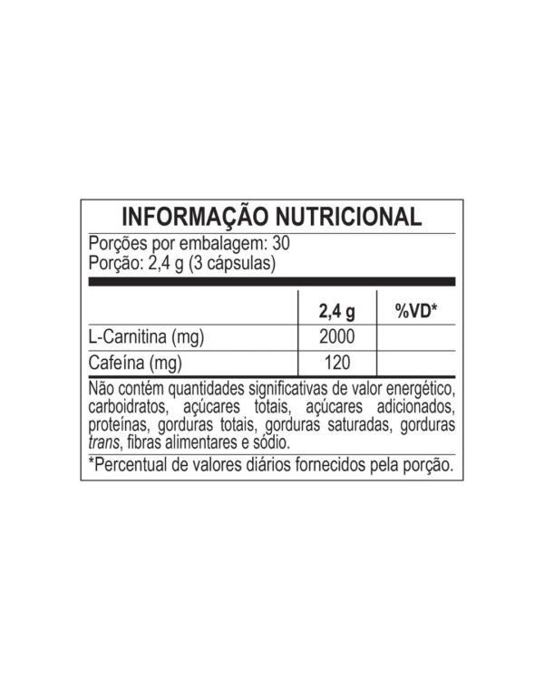 L-cartinina black - 60caps - Image 2