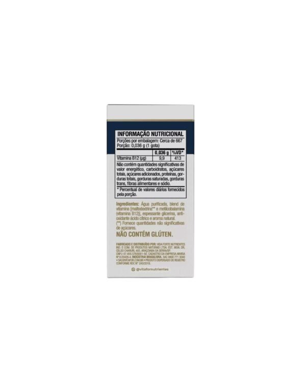 Vitamina b12 menta 20ml - Vitafor - Image 2