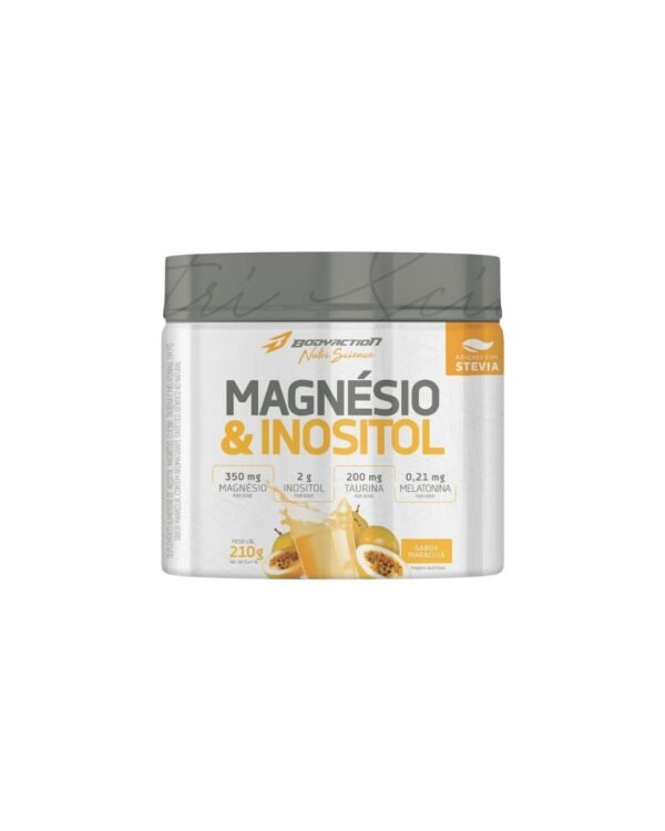 Magnésio & inositol 210g - Bodyaction